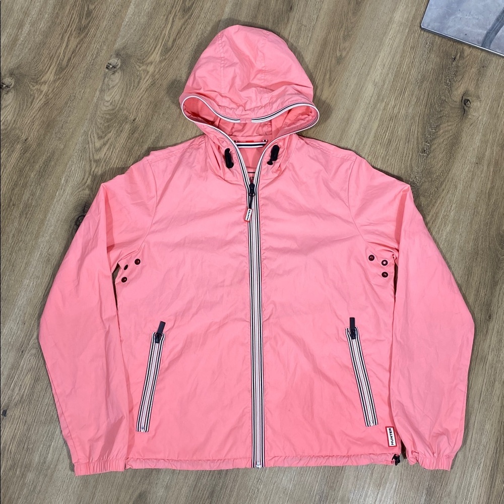 Hunter Lightweight Packable Hooded Jacket In Pink… - image 2